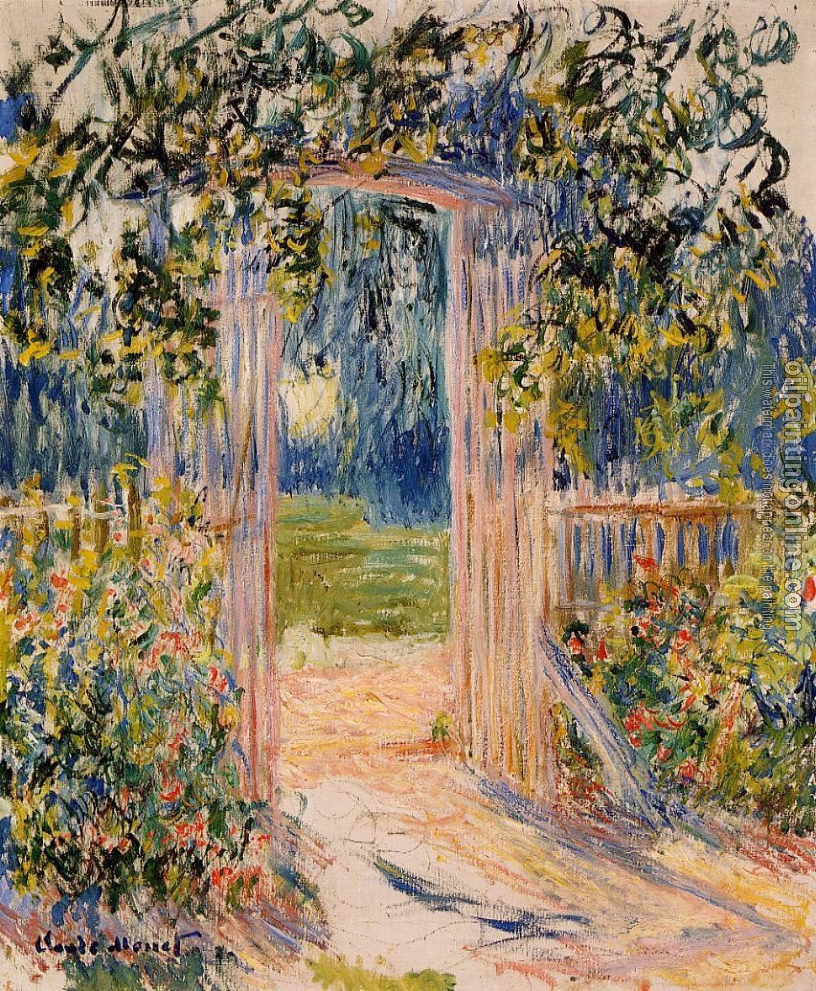 Monet, Claude Oscar - The Garden Gate